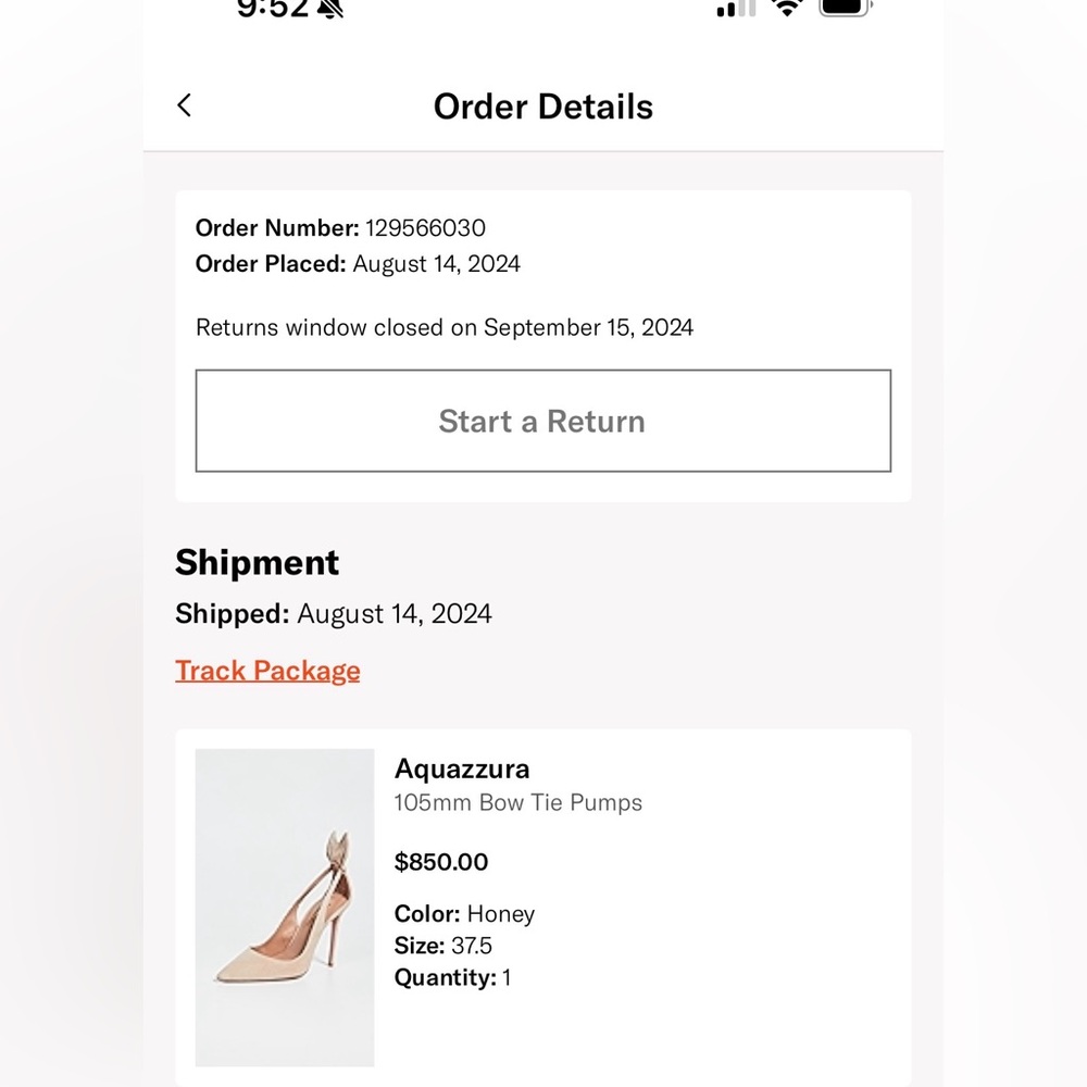Aquazurra Bow Tie 105mm Pump in Beige 37.5 - brand new, never worn! - Picture 5 of 13